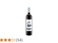 Flasche Rotwein mit dem Etikett "Opa Günther #feinherb". Der Wein hat eine Bewertung von 4,2 Sternen.