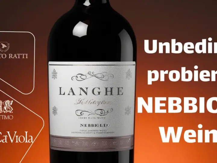 Flasche Nebbiolo Wein von Renato Ratti, Aurelio Settimo und CaViola. Unbedingt probieren!
